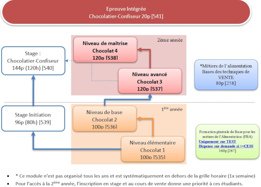 Organigramme : Chocolatier-Confiseur