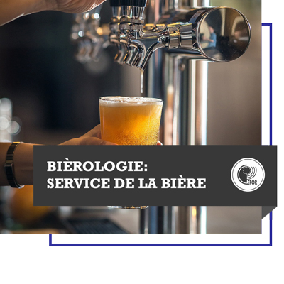 Bièrologie : service de la bière