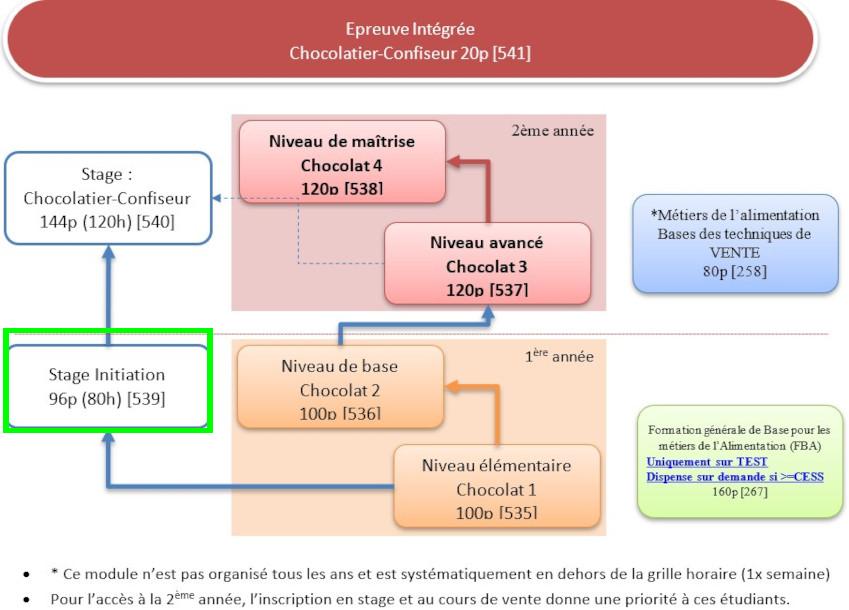 Organigramme : Chocolatier-Confiseur