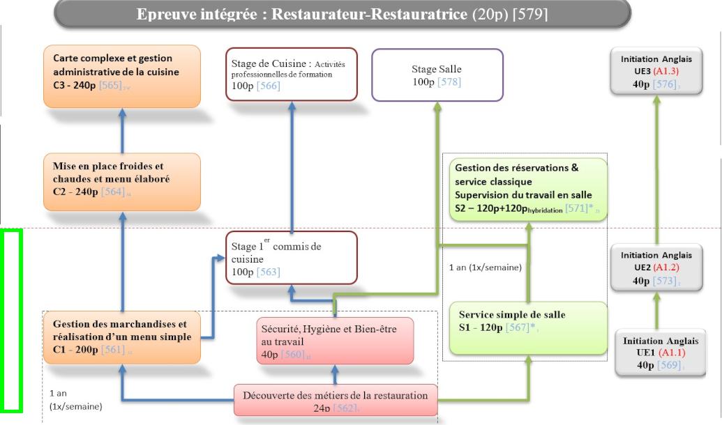 Organigramme : Restaurateur-Cuisinier